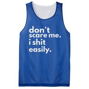 DonT Scare Me I Shit Easily Mesh Reversible Basketball Jersey Tank