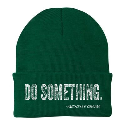 Do Something Michelle Obama Knit Cap Winter Beanie