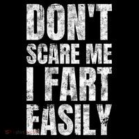 Don't Scare Me I Fart Easily Farts Gift Youth Performance Sprint T-Shirt