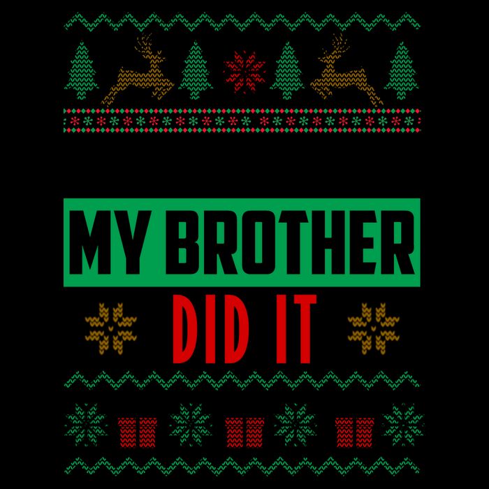 Dear Santa My Brother Did It Ugly Christmas Mug