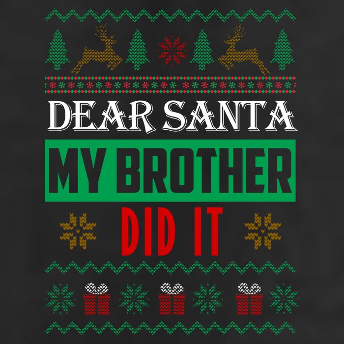 Dear Santa My Brother Did It Ugly Christmas 11oz C Handle Ceramic Mug