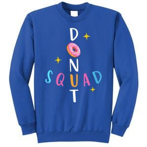 Donut Squad Matching Donut Party Pink Doughnut Sprinkles Gift Sweatshirt