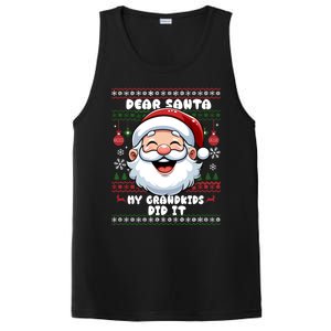 Dear Santa My Grand Did It Xmas Christmas Gift PosiCharge Competitor Tank