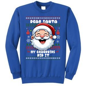 Dear Santa My Grand Did It Xmas Christmas Gift Sweatshirt