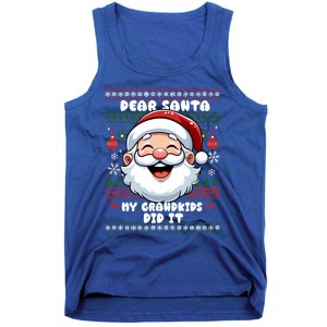 Dear Santa My Grand Did It Xmas Christmas Gift Tank Top