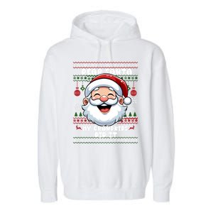 Dear Santa My Grand Did It Xmas Christmas Gift Garment-Dyed Fleece Hoodie