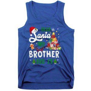 Dear Santa My Brother Did It Funny Christmas Pajama Gift Tank Top