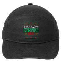 Dear Santa My Sister Did It Ugly Christmas 7-Panel Snapback Hat