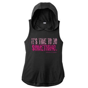 Do Something Michelle Obama Ladies PosiCharge Tri-Blend Wicking Draft Hoodie Tank