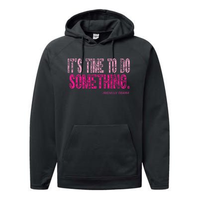 Do Something Michelle Obama Performance Fleece Hoodie