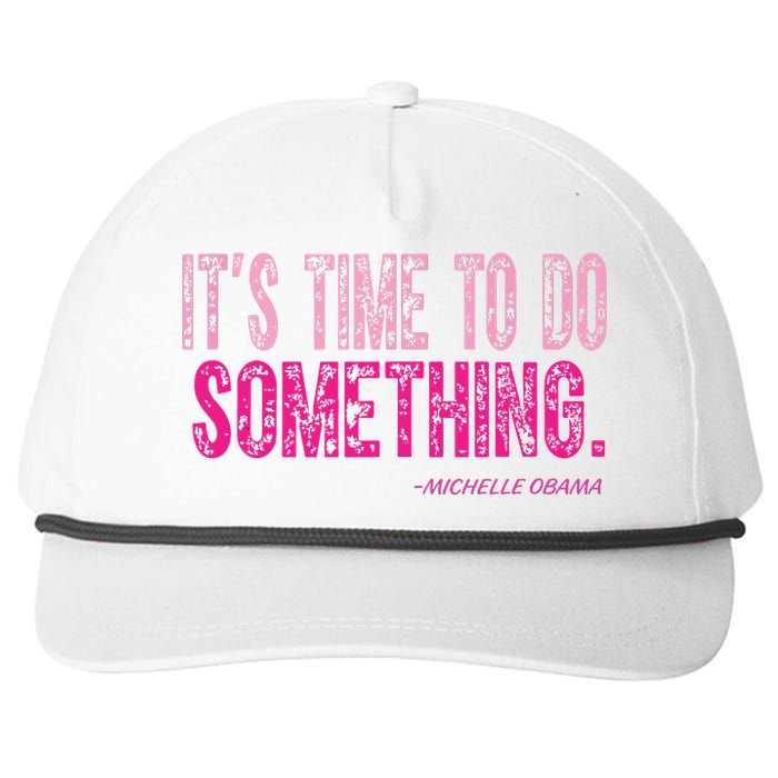 Do Something Michelle Obama Snapback Five-Panel Rope Hat