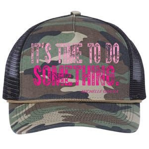 Do Something Michelle Obama Retro Rope Trucker Hat Cap