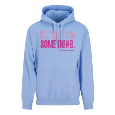 Do Something Michelle Obama Unisex Surf Hoodie