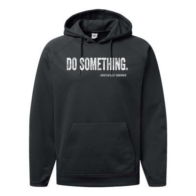 Do Something Michelle Obama Performance Fleece Hoodie