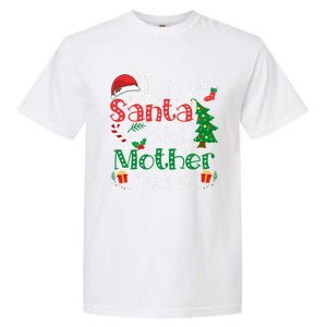 Dear Santa My Mother Did It Funny Mother Christmas Pajamas Cool Gift Garment-Dyed Heavyweight T-Shirt