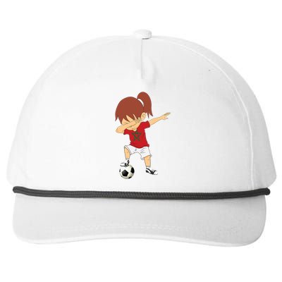 Dabbing Soccer Morocco Jersey Girls Moroccan Football Snapback Five-Panel Rope Hat