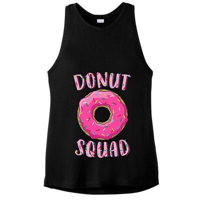 Donut Squad Matching Donut Party Ladies PosiCharge Tri-Blend Wicking Tank