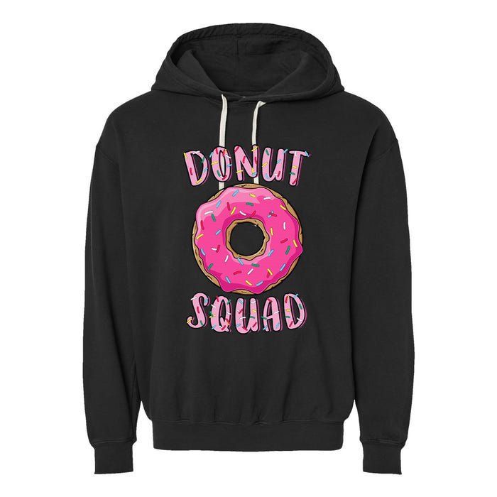 Donut Squad Matching Donut Party Garment-Dyed Fleece Hoodie