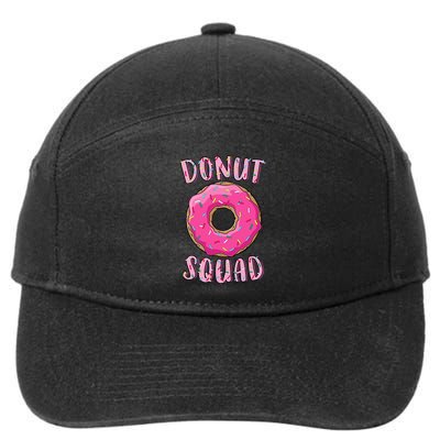 Donut Squad Matching Donut Party 7-Panel Snapback Hat