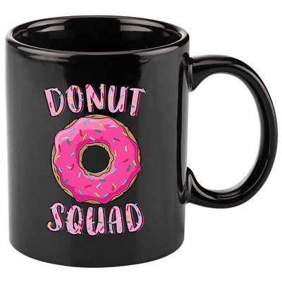 Donut Squad Matching Donut Party 11oz C Handle Ceramic Mug