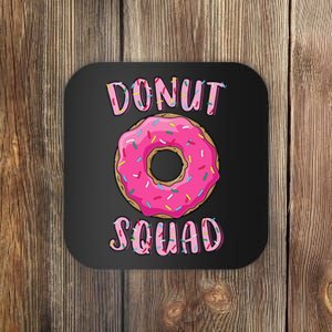 Donut Squad Matching Donut Party Coaster