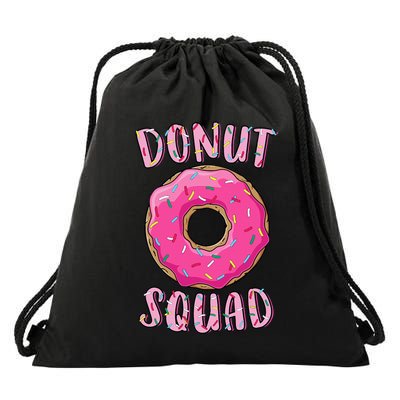 Donut Squad Matching Donut Party Drawstring Bag