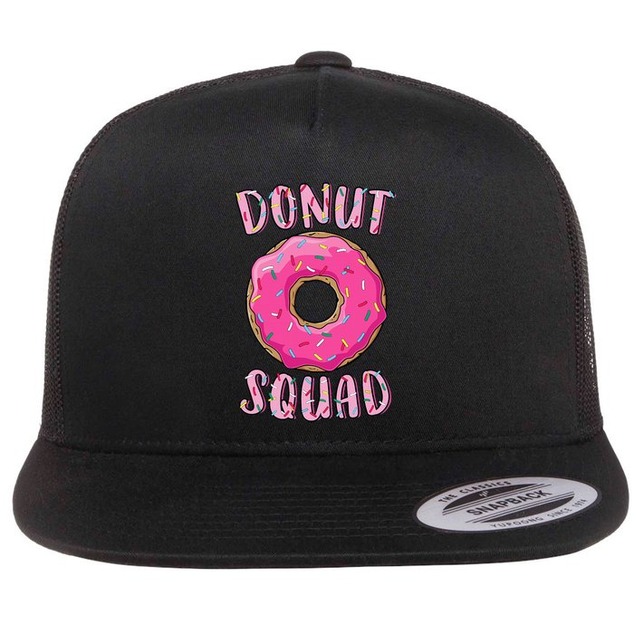 Donut Squad Matching Donut Party Flatbill Hat