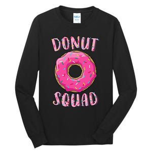 Donut Squad Matching Donut Party Tall Long Sleeve T-Shirt