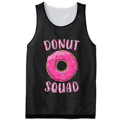 Donut Squad Matching Donut Party Mesh Reversible Basketball Jersey Tank