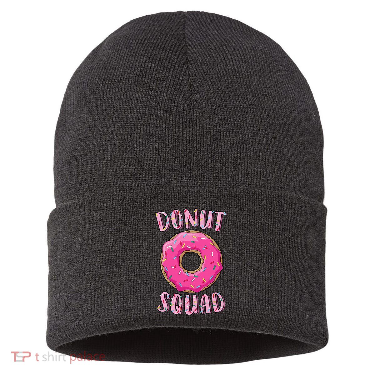 Donut Squad Matching Donut Party Sustainable Knit Beanie