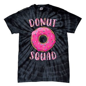 Donut Squad Matching Donut Party Tie-Dye T-Shirt