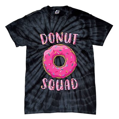 Donut Squad Matching Donut Party Tie-Dye T-Shirt