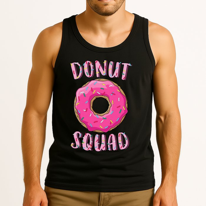 Donut Squad Matching Donut Party Tank Top