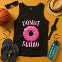 Donut Squad Matching Donut Party Tank Top