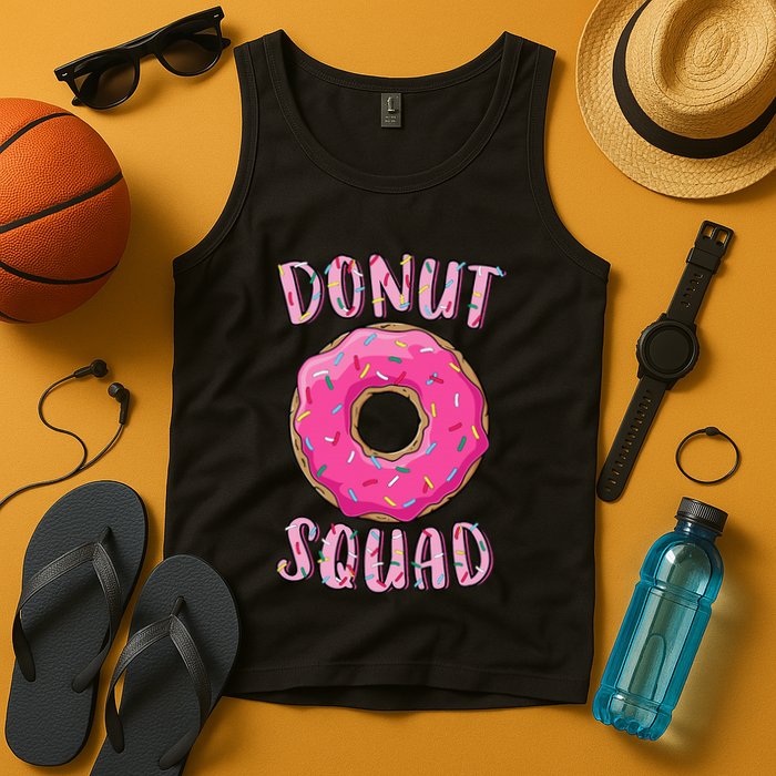 Donut Squad Matching Donut Party Tank Top