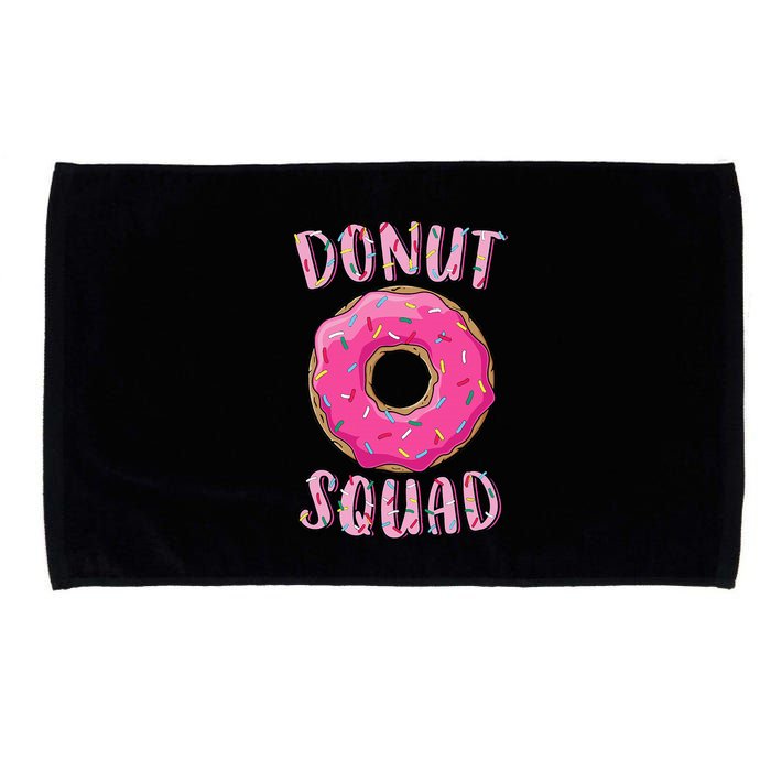 Donut Squad Matching Donut Party Microfiber Hand Towel