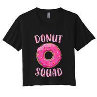 Donut Squad Matching Donut Party Crop Top