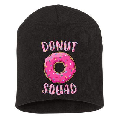 Donut Squad Matching Donut Party Short Acrylic Beanie