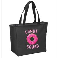 Donut Squad Matching Donut Party Zip Tote Bag