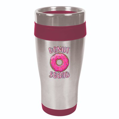 Donut Squad Matching Donut Party 16oz Travel Tumbler