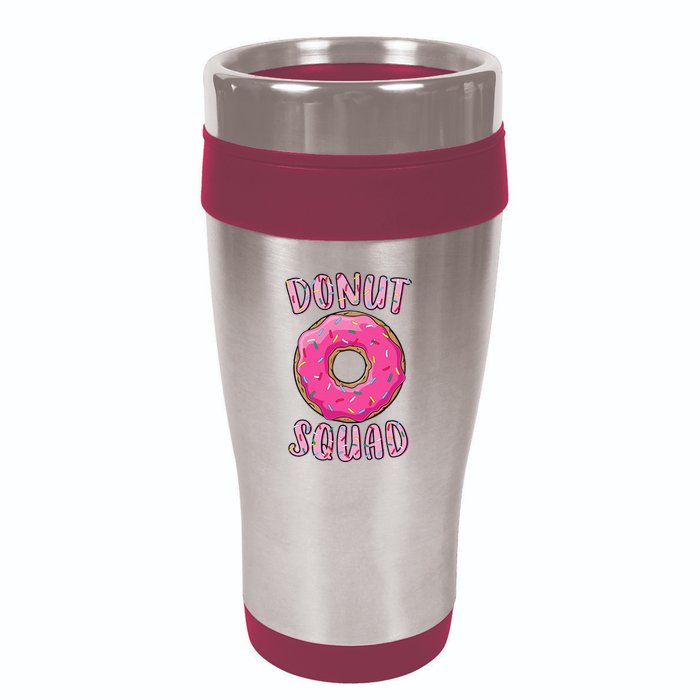 Donut Squad Matching Donut Party 16oz Travel Tumbler