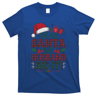 Dear Santa My Sister Did It Funny Christmas Gift T-Shirt