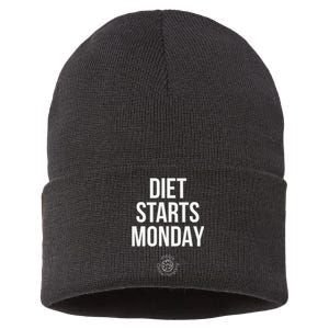 Diet Starts Monday Sustainable Knit Beanie