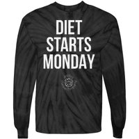 Diet Starts Monday Tie-Dye Long Sleeve Shirt