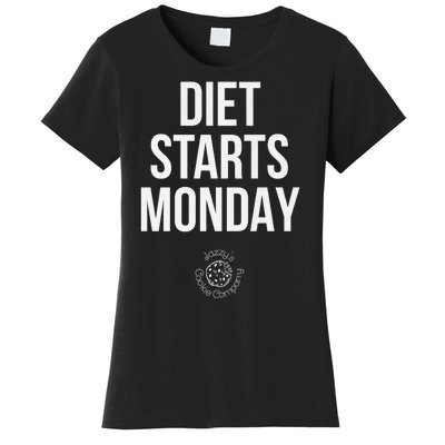 Diet Starts Monday Women's T-Shirt