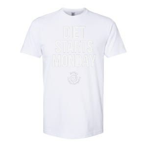 Diet Starts Monday Softstyle CVC T-Shirt