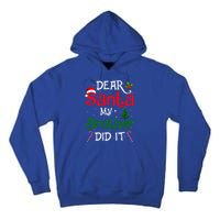 Dear Santa My Brother Did It Funny Christmas Tall Hoodie