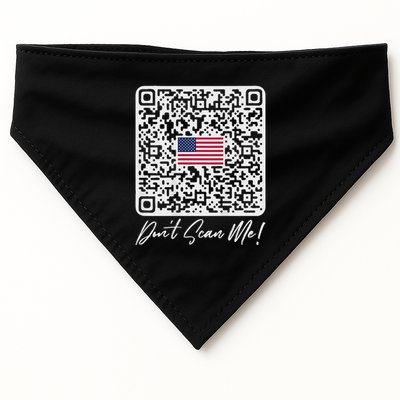 DonT Scan Me Funny Qr President Trump Dance Code Back USA-Made Doggie Bandana