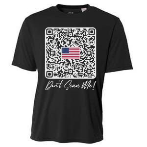 DonT Scan Me Funny Qr President Trump Dance Code Back Cooling Performance Crew T-Shirt