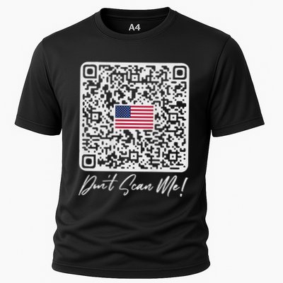 DonT Scan Me Funny Qr President Trump Dance Code Back Performance Shirt
